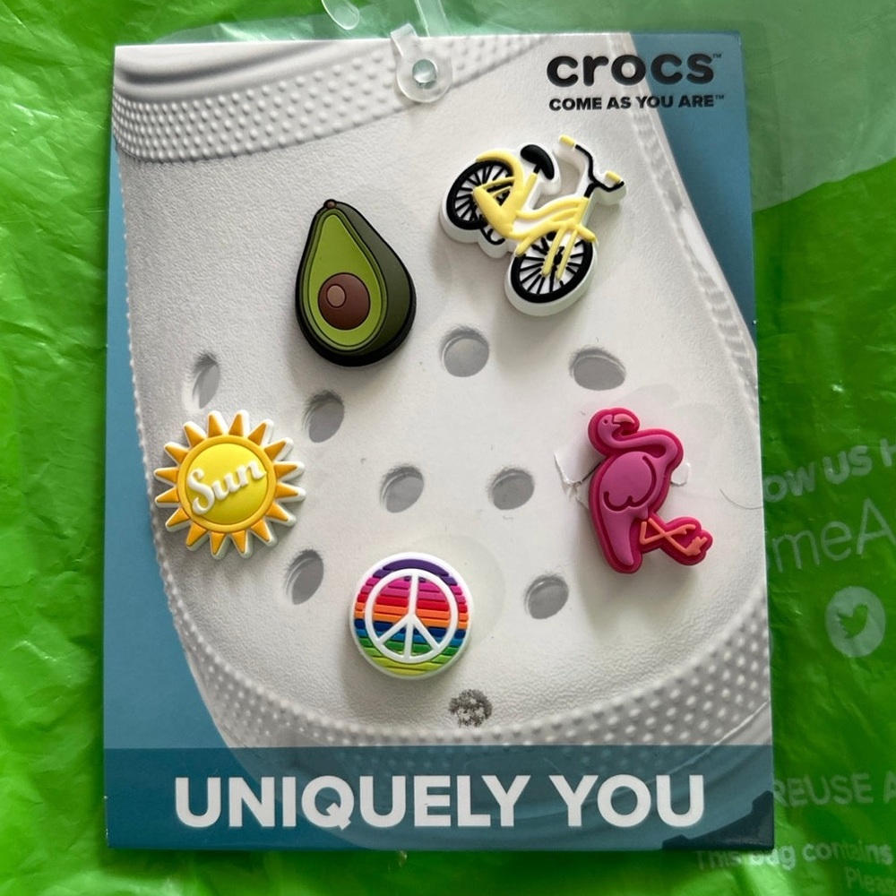 Croc jibbitz set of 5 charms